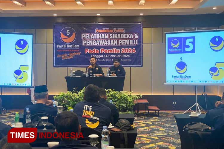 Cetak Caleg Berintegritas, DPD NasDem Banyuwangi Gelar Pendidikan Politik