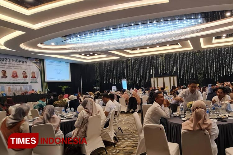Seminar yang dilakukan Magister Pendidikan Dasar (MPD) UMK sebagai langkah kolaborasi menuju akreditasi Internasional yang dilakukan kampus setempat. (FOTO; Arif/TIMES Indonesia)
