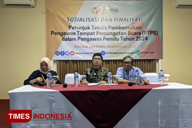 Bawaslu Kota Probolinggo sosialisasikan PTPS. (Foto: Bawaslu Kota Probolinggo for TIMES Indonesia)