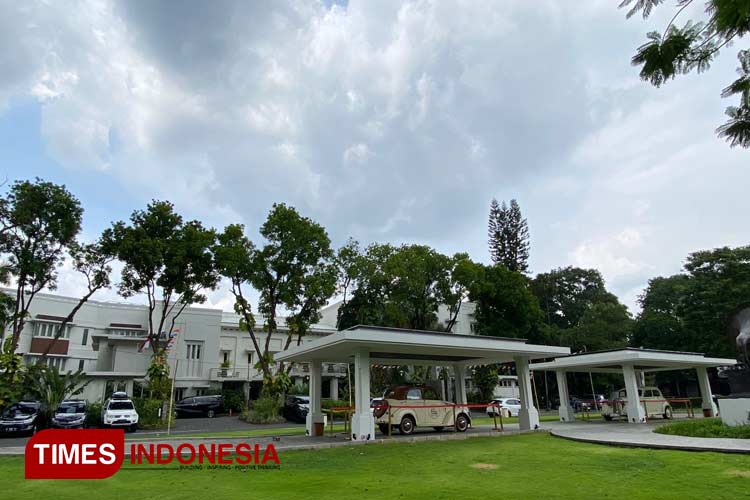 Nampak depan The Shalimar Boutique Hotel Malang. (Foto: Rizky Kurniawan Pratama/TIMES Indonesia)