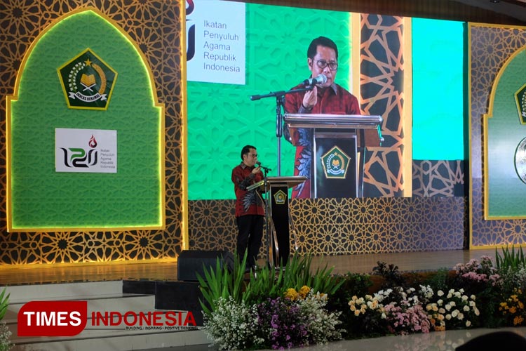 Kamaruddin Amin, Direktur Jenderal Bimbingan Masyarakat (Bimas) Islam. (FOTO: Moh Ramli/TIMES Indonesia)