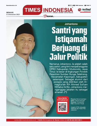 Edisi Minggu, 31 Desember 2023: E-Koran, Bacaan Positif Masyarakat 5.0