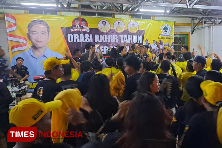 DPD Partai Golkar DIY menggelar Orasi Akhir Tahun bersama Generasi Z. (FOTO: Olivia Rianjani/TIMES Indonesia)