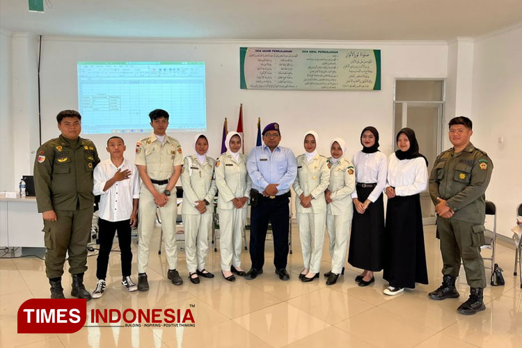 Rapat Komando Satuan Satmenwa 836/Macan Putih Unisma Malang. (FOTO: AJP TIMES Indonesia)