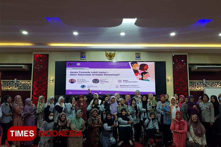 Acara talkshow bertajuk Kenali Femisida Lebih Lanjut: Akhir Kekerasan Terhadap Perempuan?' Rabu (3/1/2024). (FOTO: Achmad Fikyansyah/TIMES Indonesia) 