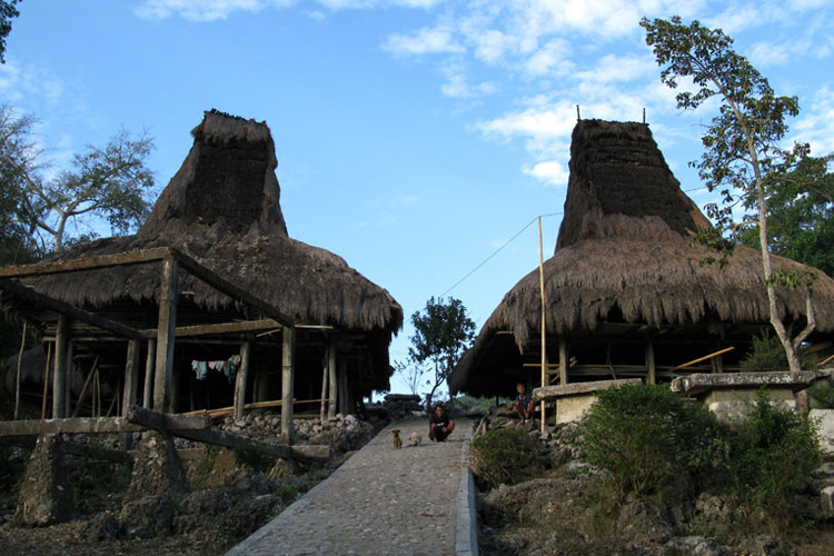 Rumah Adat Tradsional Sumba Timur (Foto: wikipedia/Monica Renata)