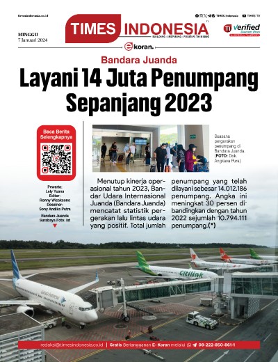Edisi Minggu, 7 Januari 2024: E-Koran, Bacaan Positif Masyarakat 5.0