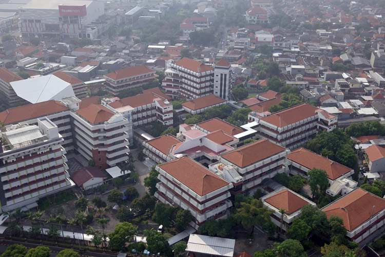 Kampus Ubaya Jalan Tenggilis Surabaya.(Dok.Humas Ubaya)