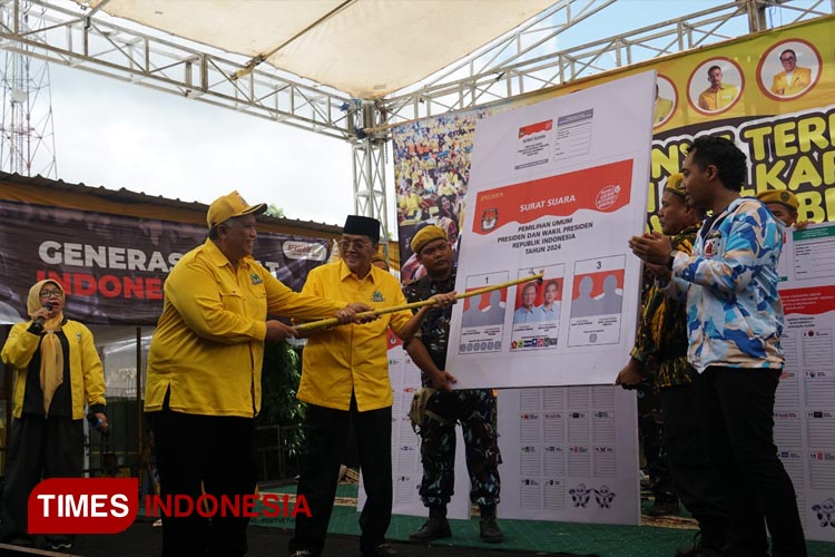 Gelar Kampanye Terbuka, Golkar Gunungkidul Pesta Bakso Bersama 7.000 Kader