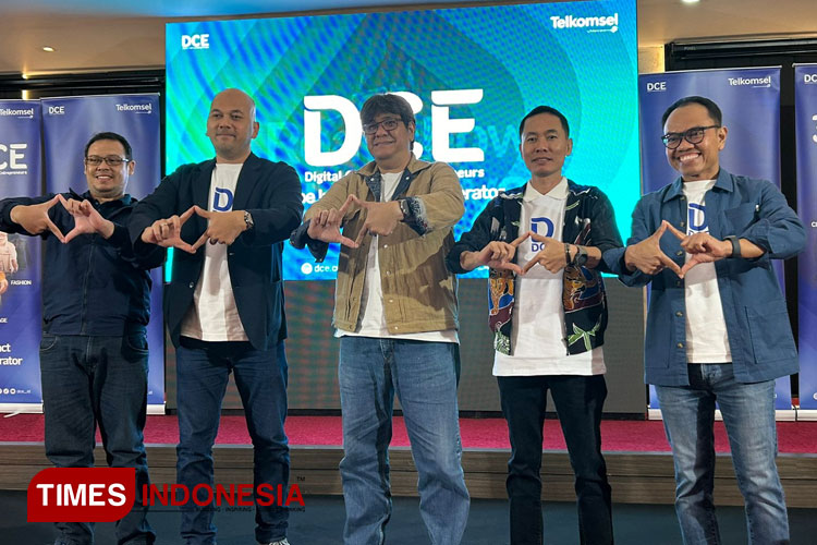 Digital Creative Entrepreneurs (DCE) di Kunokini Cafe & Resto Surabaya, Rabu (24/1/2024).(Foto : Lely Yuana/TIMES Indonesia)F