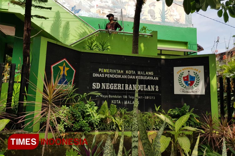 SDN Bandulan 2 Kota Malang yang ada di Kecamatan Sukun. (FOTO: Achmad Fikyansyah/TIMES Indonesia)