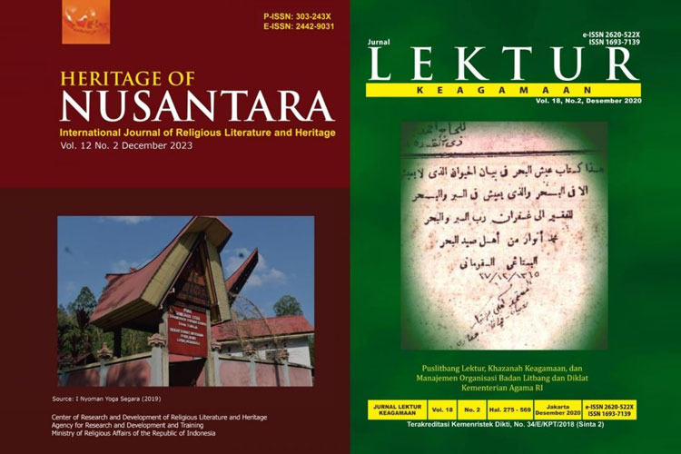 Jurnal Heritage dan Jurnal Lektur meraih akreditasi terbaru yang dikeluarkan Kemendikbudristek. (FOTO: dok. Kemenag) 