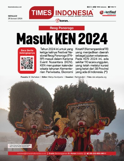 Edisi Minggu 28 Januari 2024: E-Koran, Bacaan Positif Masyarakat 5.0 