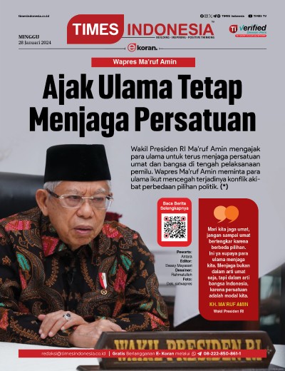 Edisi Minggu 28 Januari 2024: E-Koran, Bacaan Positif Masyarakat 5.0 