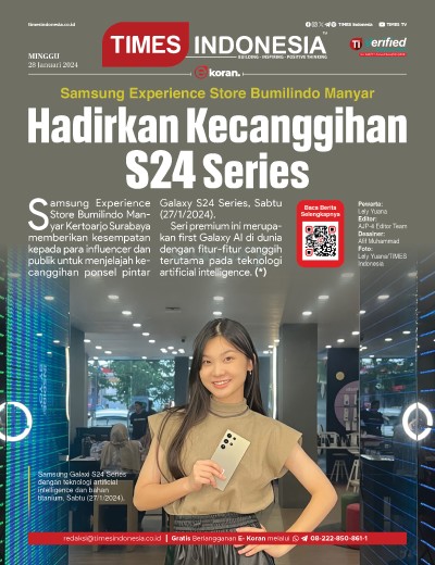 Edisi Minggu 28 Januari 2024: E-Koran, Bacaan Positif Masyarakat 5.0 