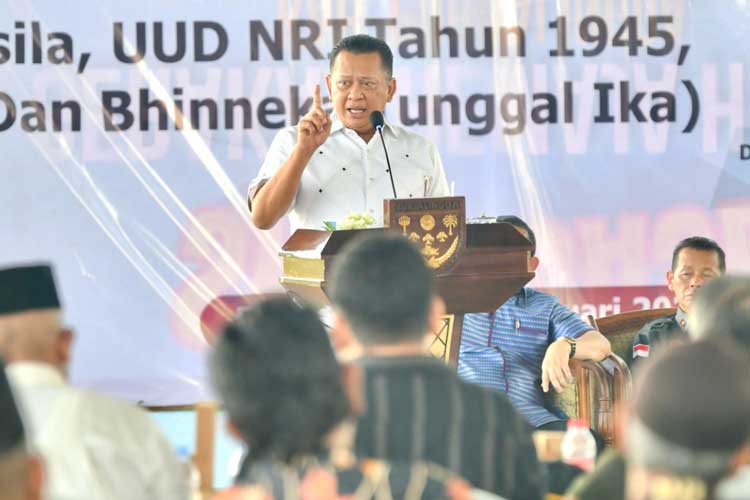 Bambang Soesatyo dalam Sosialisasi Empat Pilar MPR RI hari ke-11 dalam kunjungannya ke Dapil-7 Jawa Tengah bersama Paguyuban Kepala Desa