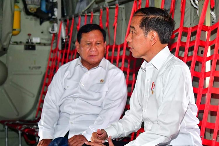 Presiden Jokowi saat bersama Prabowo Subianto. (FOTO: Setkab)