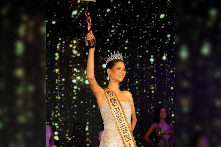 Mahasiswi UB Shinta Indah Permata Sari yang terpilih menjadi Miss Mega Bintang Jawa Timur 2024. (FOTO: Istimewa)