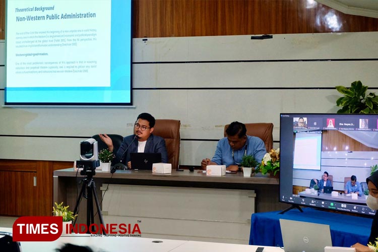 Jalannya seminar public di Aula JISIP Universitas Jambi. (FOTO: Aldi Subakti for TIMES Indonesia)