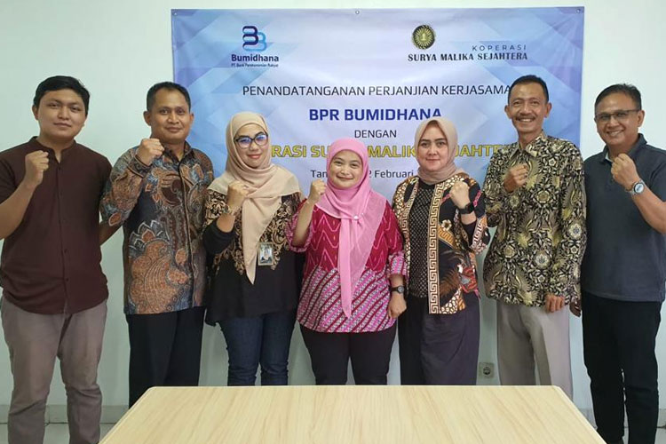 Gandeng BPR Bumidhana, Koperasi Malika Merambah Jawa Tengah