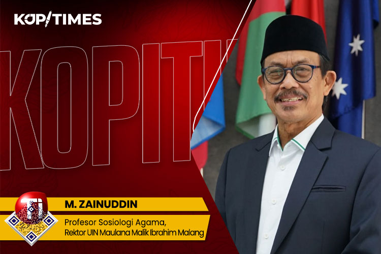 M. Zainuddin, Profesor Sosiologi Agama, Rektor UIN Maulana Malik Ibrahim Malang.