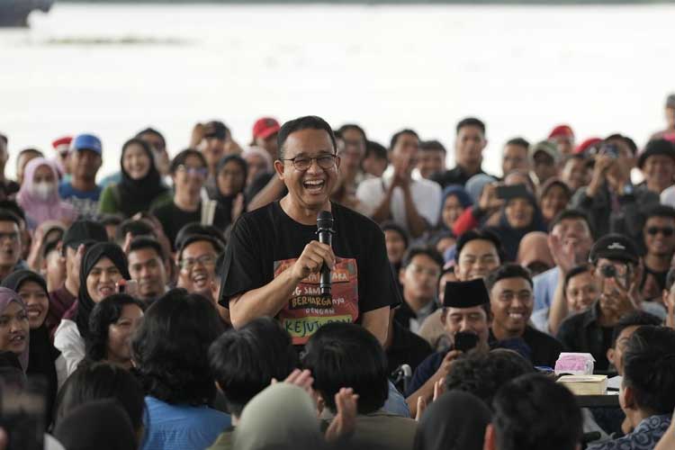 Capres nomor urut 1 Anies Baswedan saat di acara Desak Anies Samarinda, Kalimantan Timur.  (FOTO: Dok Desak Anies for TIMES Indonesia)  