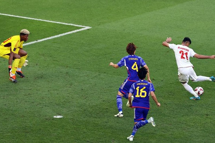 Iran menang dramatis atas Jepang di perempat final Piala Asia 2023. (Foto: REUTERS/IBRAHEEM AL OMARI)