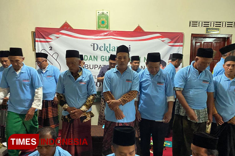 Kiai dan Guru Ngaji di Kabupaten Sleman Ikrar Menangkan Prabowo-Gibran Satu Putaran