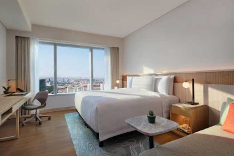 Penampakan PARKROYAL Serviced Suites di atas jantung kota Jakarta. (Foto: PARKROYAL Serviced Suites for TIMES Indonesia)