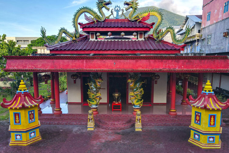 Tempat ibadah Umat Khong Hu Chu Klenteng Ibu. Jln, Gamalama, Kota Ternate, Provinsi maluku utara (Foto: Ruslan Zainuddin)