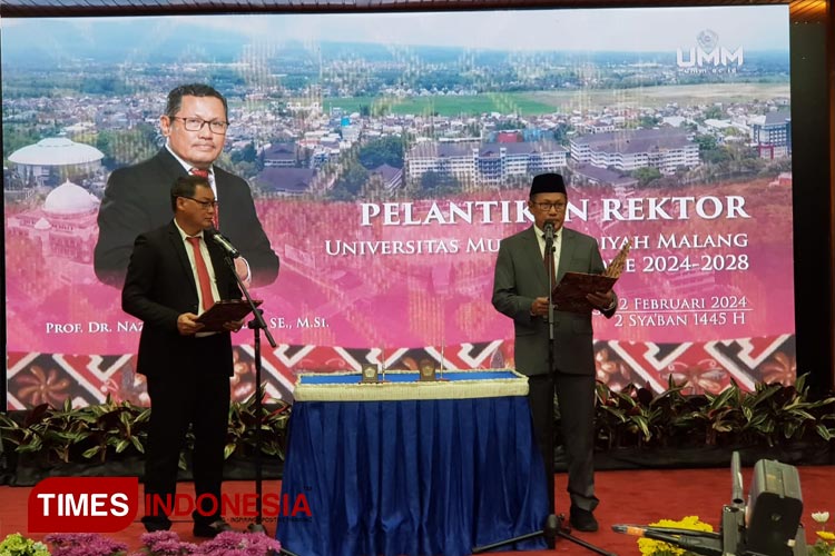 Dilantik Jadi Rektor UMM, Nazaruddin Lanjutkan Program Pendahulu