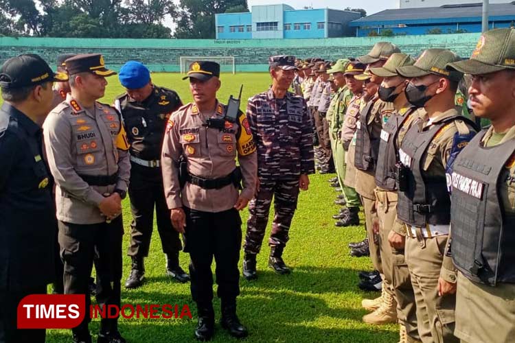 Ribuan Petugas Gabungan Dikerahkan Amankan TPS di Kota Malang