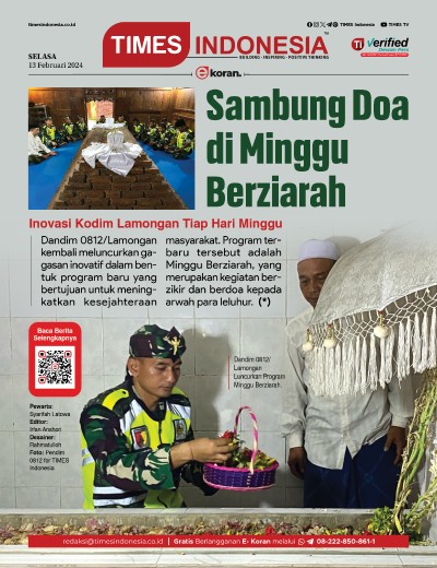  	Edisi Selasa 13 Februari 2024: E-Koran, Bacaan Positif Masyarakat 5.0 