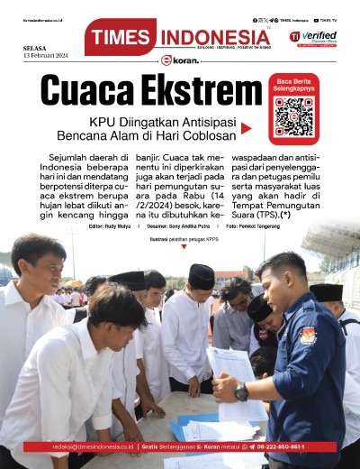  	Edisi Selasa 13 Februari 2024: E-Koran, Bacaan Positif Masyarakat 5.0 