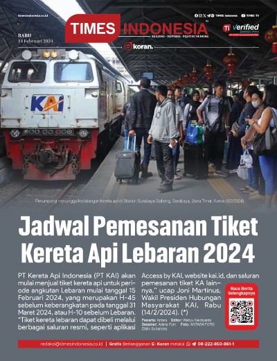 Edisi Rabu, 14 Februari 2024: E-Koran, Bacaan Positif Masyarakat 5.0