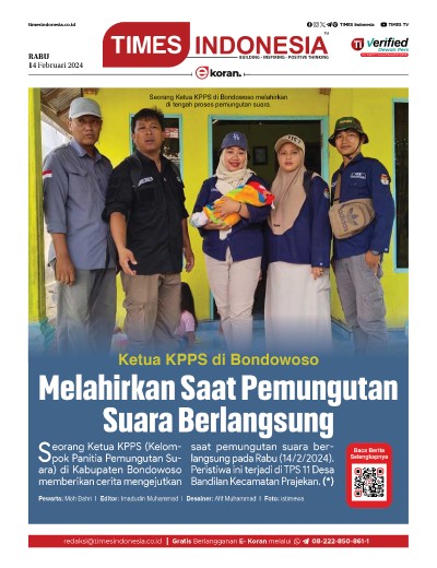 Edisi Rabu, 14 Februari 2024: E-Koran, Bacaan Positif Masyarakat 5.0