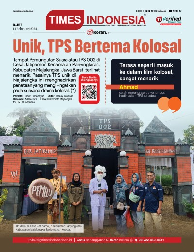 Edisi Rabu, 14 Februari 2024: E-Koran, Bacaan Positif Masyarakat 5.0