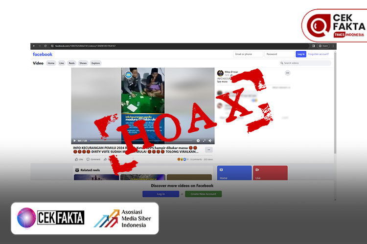 Video di media sosial surat suara sudah tercoblos di Sampang.