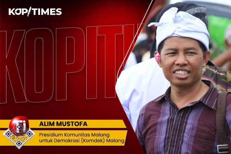 Alim Mustofa, Presidium Komunitas Malang untuk Demokrasi (Komdek) Malang.