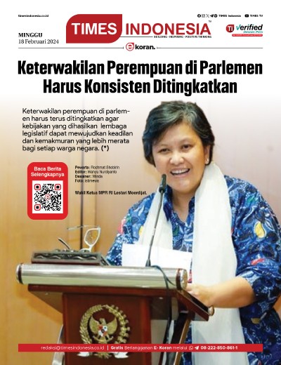 	Edisi Minggu, 18 Februari 2024: E-Koran, Bacaan Positif Masyarakat 5.0