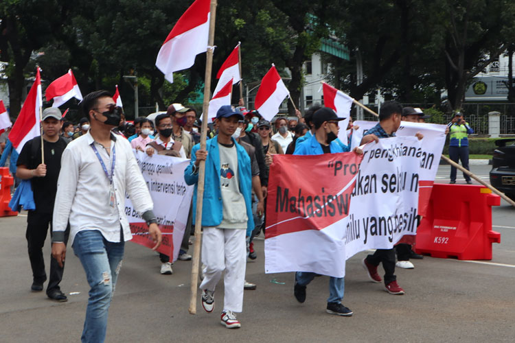 Ribuan Mahasiswa Dukung Pemilu Damai Dan Kpu Ri Tetap Independen