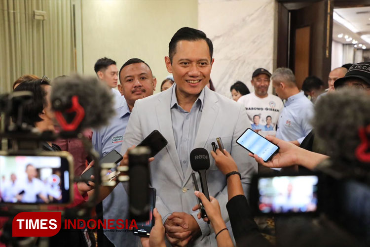 Ketua Umum Partai Demokrat, Agus Harimurti Yudhoyono, Jakarta. (FOTO: Farid Abdullah/ TIMES Indonesia).  