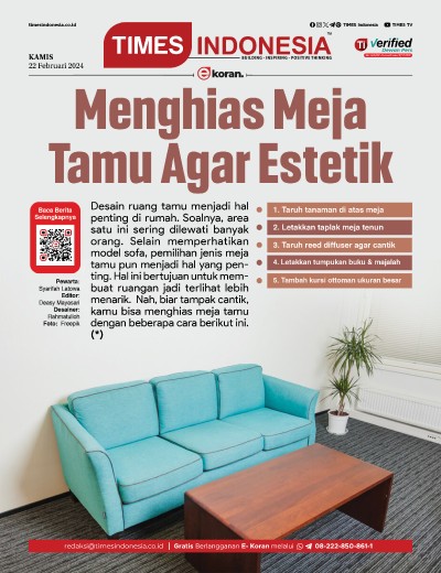 Edisi Kamis 22 Februari 2024: E-Koran, Bacaan Positif Masyarakat 5.0 