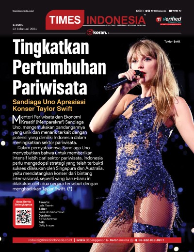 Edisi Kamis 22 Februari 2024: E-Koran, Bacaan Positif Masyarakat 5.0 