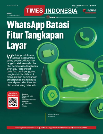 Edisi Kamis 22 Februari 2024: E-Koran, Bacaan Positif Masyarakat 5.0 