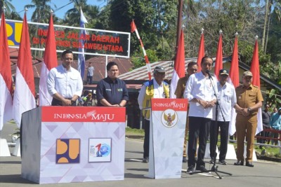 Menteri PUPR RI Dampingi Presiden RI Jokowi Resmikan 9 Ruas Inpres ...