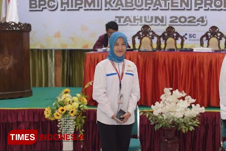 Mira Permata Sari, Ketum HIPMI terpilih. (Foto: Abdul Jalil/TIMES Indonesia)