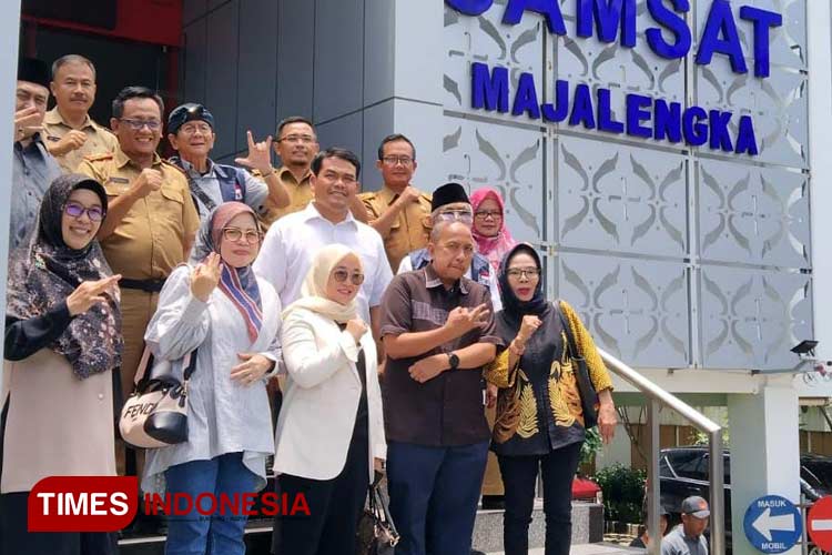 Anggota DPRD Jawa Barat melakukan kunjungan kerja ke P3DW Majalengka. (FOTO: Jaja Sumarja/TIMES Indonesia)