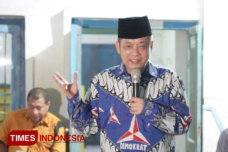 Ketua DPC Partai Demokrat Banyuwangi, Michael Edy Hariyanto, SH, MH. (Foto: Syamsul Arifin/TIMES Indonesia)