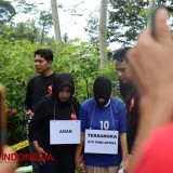 Rekonstruksi Kasus Remaja Tewas Akibat Racun Sianida di Pacitan, 28 Adegan Diperagakan
